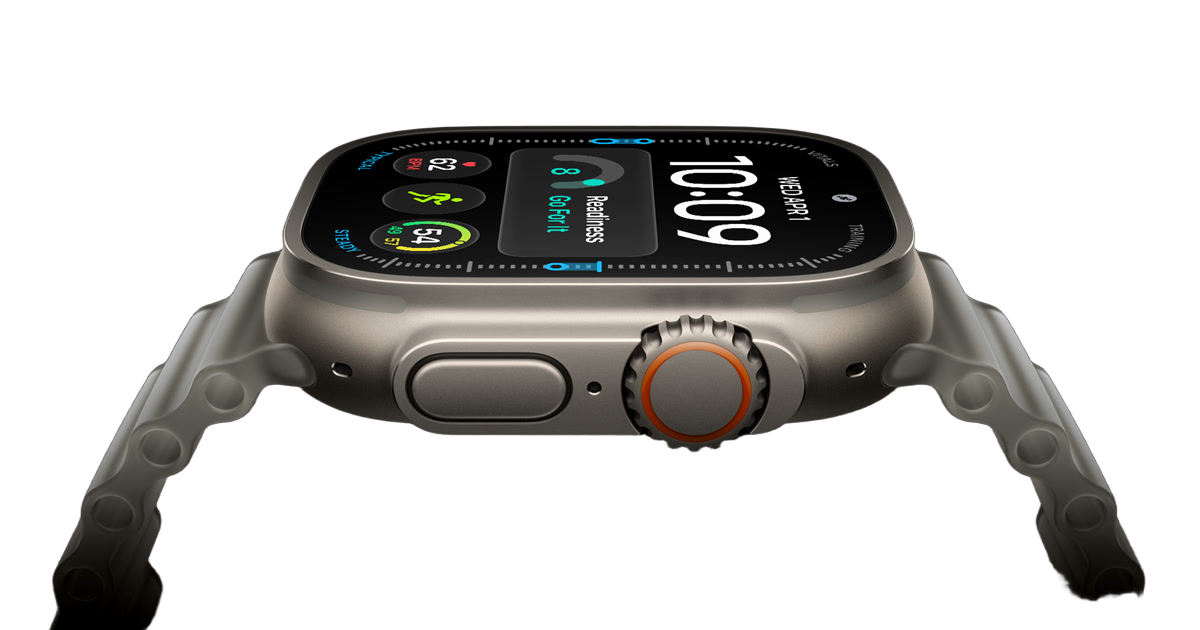 Apple Watch Ultra 4 titanium GPS watch