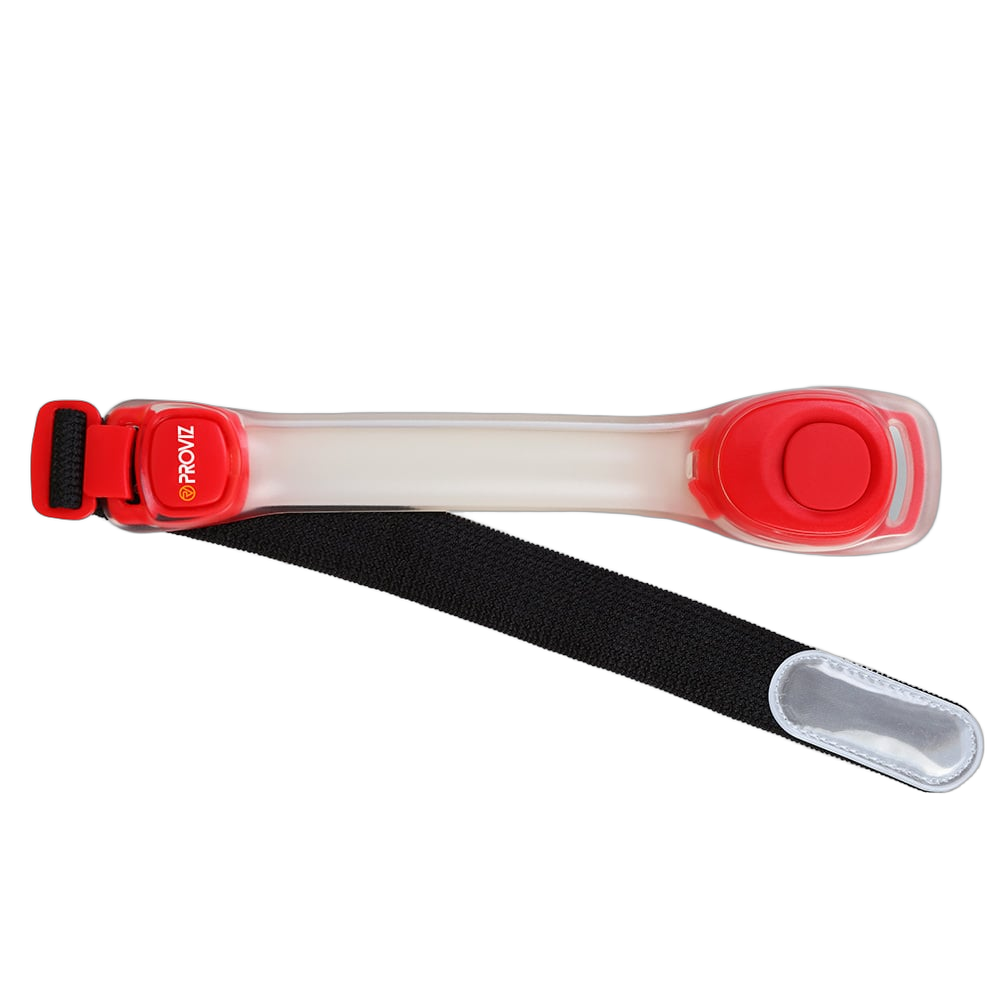 Proviz Classic LED Armband red silicone tube